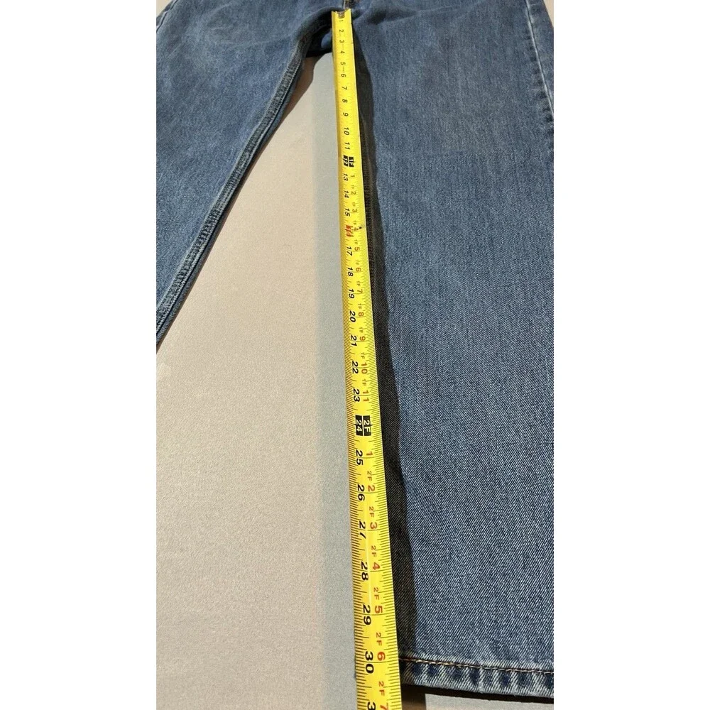 Levis 505 Jeans Mens 34x34 Blue Straight Leg Regular Fit Medium Wash